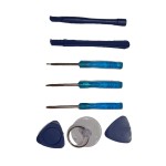 Screwdriver kit for repair and disassemble, telephones, electronics and others, 8 in 1, blue color